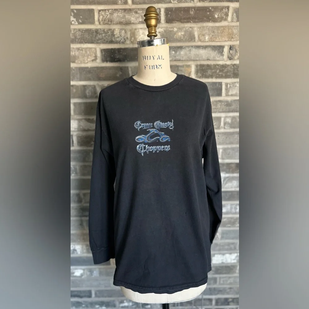 Y2K Orange County Choppers Graphic Long Sleeve T-Shirt AAA Alstyle - Picture 3 of 10